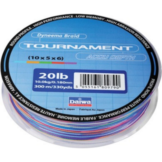 Шнур DAIWA Tournament Accudepth 0,18мм 150м 20lb 14629276