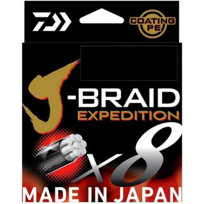 Леска DAIWA J-BRAID EXPEDITION×8E 0.20mm-150m DARK GREEN